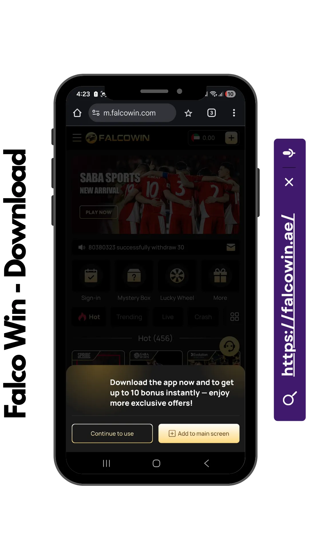 falco win apk